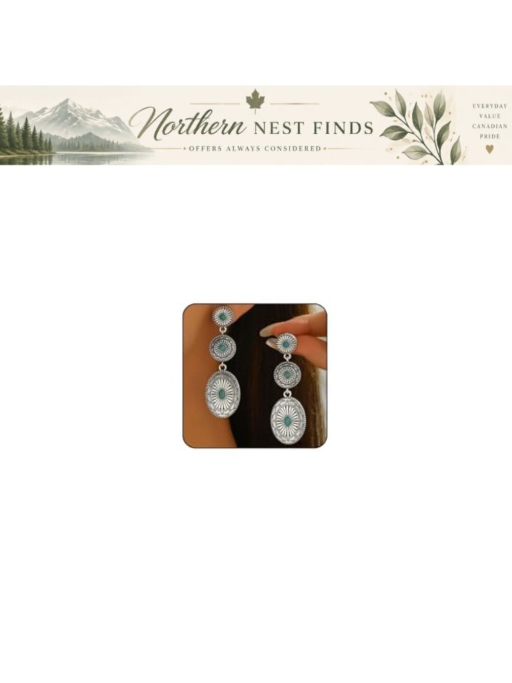Boho Gold Western Earrings for Women Hypoallergenic Country Concert Jewelry